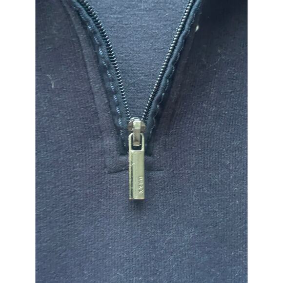 BRAX Style Sion French Terry Cotton Blend Half Zip Sweatshirt Navy Pullover - Picture 9 of 16